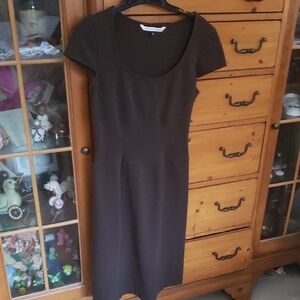 Diane Von Furstenberg Chocolate Midi Dress